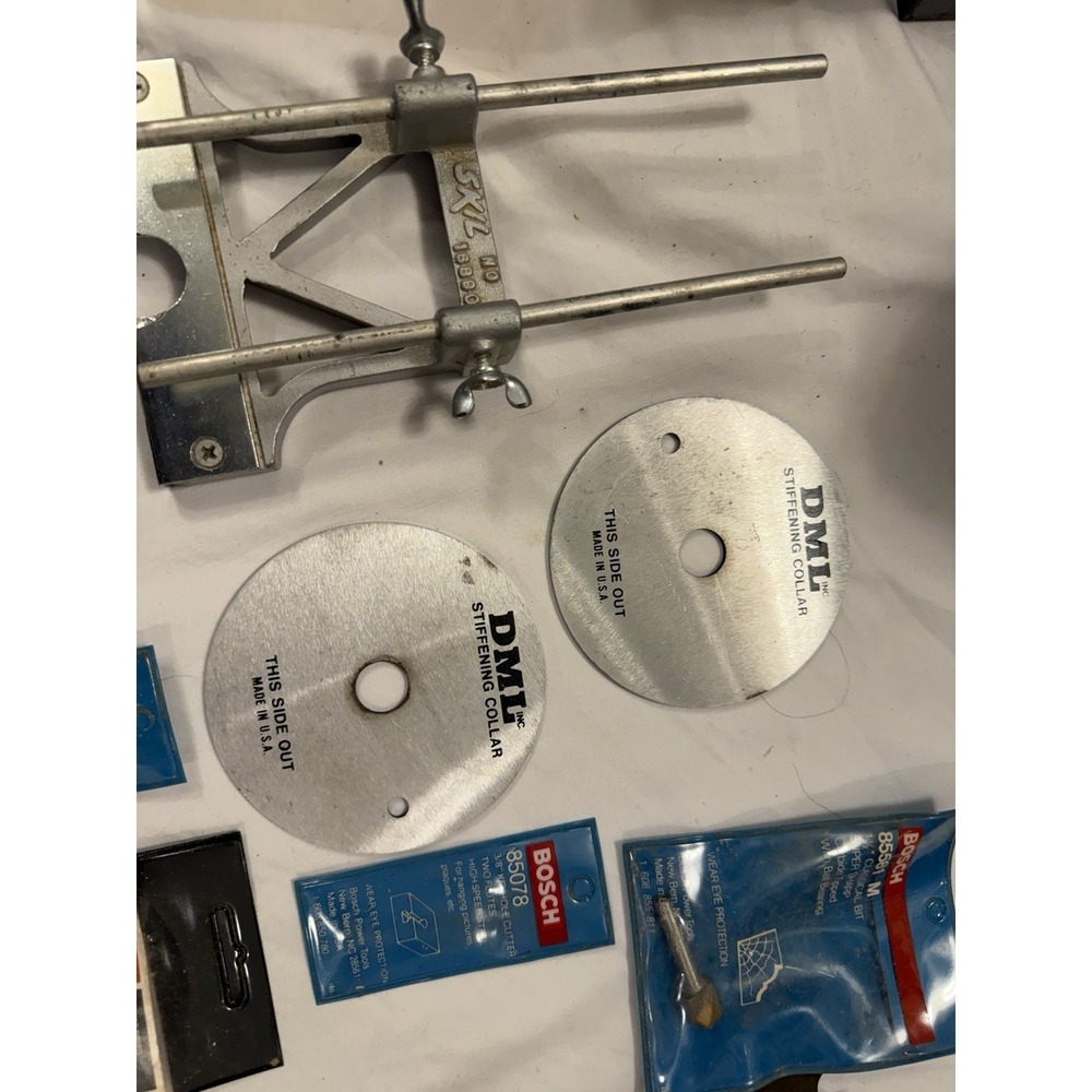 Skil 295 Router 22,500 RPM 5.5 AMPS Tested Lot Of 20+ Router Bits Metal Case - Picture 9 of 15